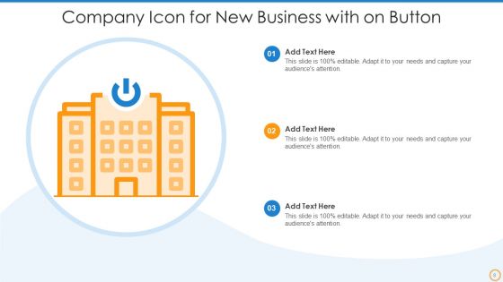 Icon For New Business Ppt PowerPoint Presentation Complete Deck With Slides