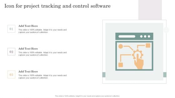 Icon For Project Tracking And Control Software Ideas PDF