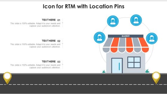 Icon For RTM With Location Pins Sample PDF