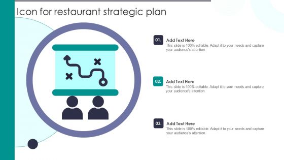 Icon For Restaurant Strategic Plan Diagrams PDF