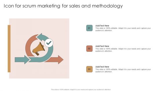 Icon For Scrum Marketing For Sales And Methodology Ideas PDF