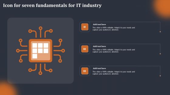 Icon For Seven Fundamentals For IT Industry Brochure PDF