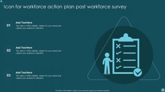 Icon For Workforce Action Plan Post Workforce Survey Sample PDF
