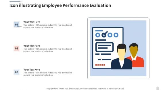 Icon Illustrating Employee Performance Evaluation Rules PDF