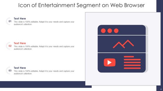 Icon Segment Ppt PowerPoint Presentation Complete Deck With Slides