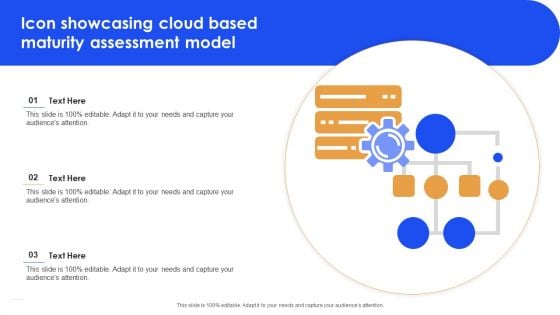 Icon Showcasing Cloud Based Maturity Assessment Model Elements PDF