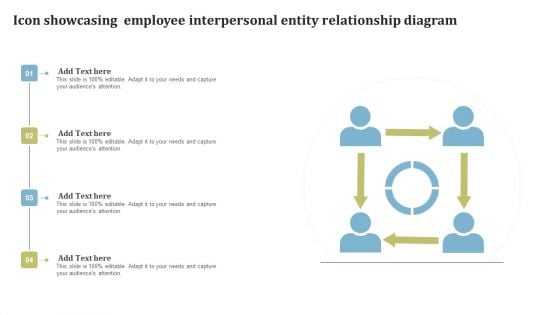 Icon Showcasing Employee Interpersonal Entity Relationship Diagram Graphics PDF