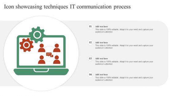 Icon Showcasing Techniques IT Communication Process Guidelines PDF