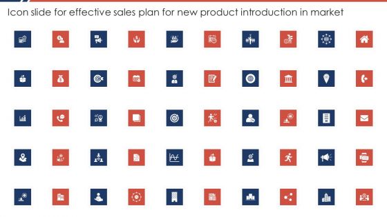 Icon Slide For Effective Sales Plan For New Product Introduction In Market Portrait PDF