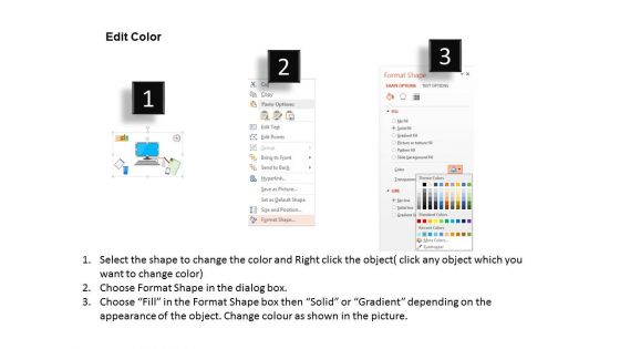 Icons For Social Network And Communication Powerpoint Templates