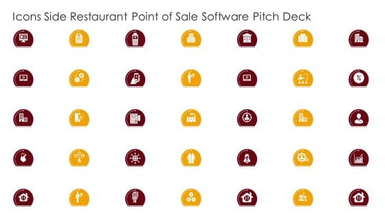 Icons Side Restaurant Point Of Sale Software Pitch Deck Ppt Styles Vector PDF