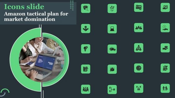 Icons Slide Amazon Tactical Plan For Market Domination Structure PDF