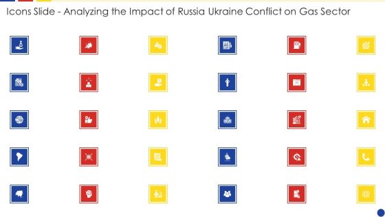 Icons Slide Analyzing The Impact Of Russia Ukraine Conflict On Gas Sector Microsoft PDF