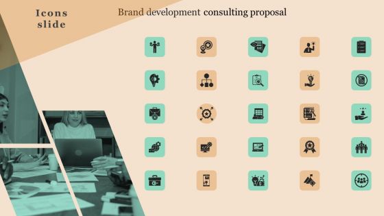 Icons Slide Brand Development Consulting Proposal Ppt PowerPoint Presentation Gallery Inspiration PDF