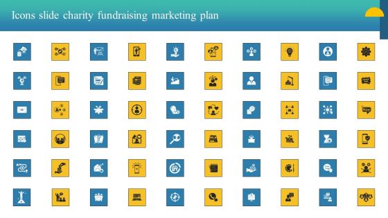 Icons Slide Charity Fundraising Marketing Plan Ppt PowerPoint Presentation Gallery Guide PDF