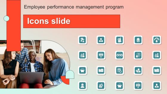 Icons Slide Employee Performance Management Program Guidelines PDF