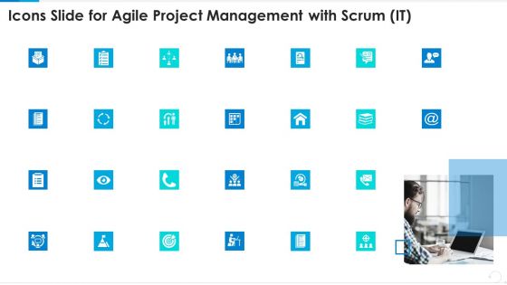 Icons Slide For Agile Project Management With Scrum It Elements PDF