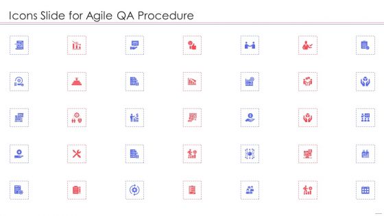 Icons Slide For Agile Qa Procedure Sample PDF