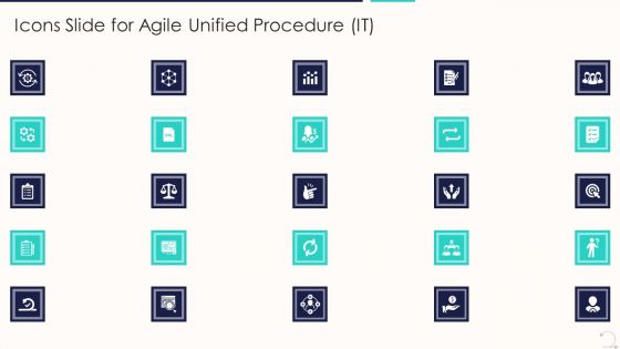 Icons Slide For Agile Unified Procedure It Rules PDF