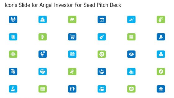 Icons Slide For Angel Investor For Seed Pitch Deck Ppt Summary Information PDF