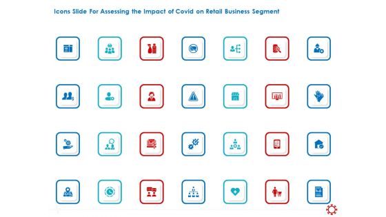 Icons Slide For Assessing The Impact Of COVID On Retail Business Segment Guidelines PDF Icons Slide For Assessing The Impact Of COVID On Retail Business Segment Guidelines PDF