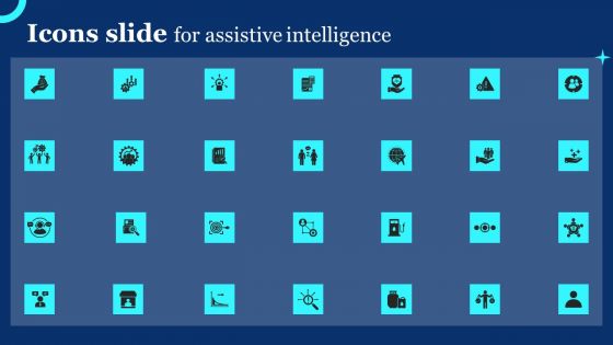 Icons Slide For Assistive Intelligence Ppt PowerPoint Presentation File Infographics PDF