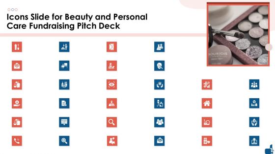 Icons Slide For Beauty And Personal Care Fundraising Pitch Deck Sample PDF