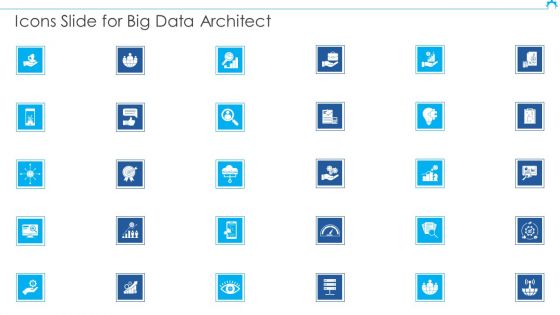 Icons Slide For Big Data Architect Summary PDF