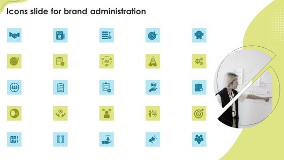 Icons Slide For Brand Administration Infographics PDF