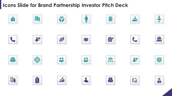 Icons Slide For Brand Partnership Investor Pitch Deck Ppt PowerPoint Presentation File Files PDF