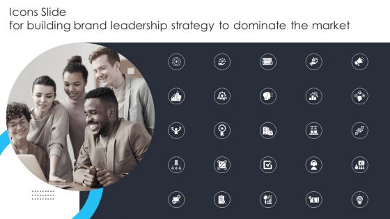 Icons Slide For Building Brand Leadership Strategy To Dominate The Market Template PDF