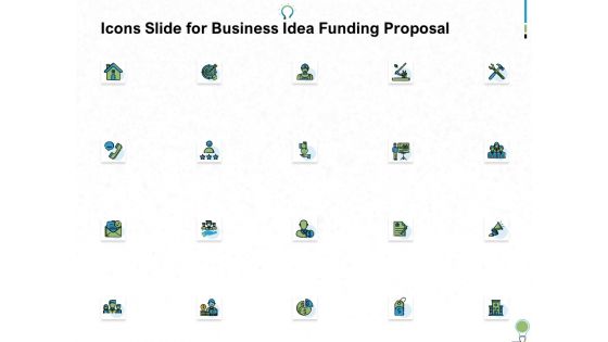 Icons Slide For Business Idea Funding Proposal Ppt PowerPoint Presentation Inspiration