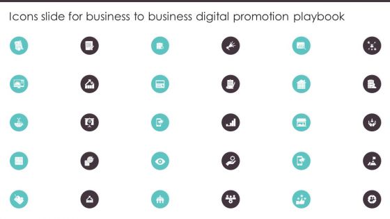 Icons Slide For Business To Business Digital Promotion Playbook Topics PDF