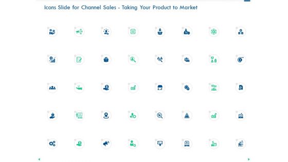 Icons Slide For Channel Sales Taking Your Product To Market Ppt Infographic Template Deck PDF