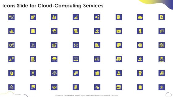 Icons Slide For Cloud Computing Services Ppt PowerPoint Presentation File Files PDF