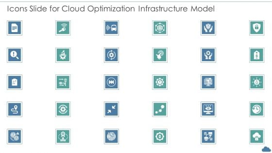 Icons Slide For Cloud Optimization Infrastructure Model Rules PDF