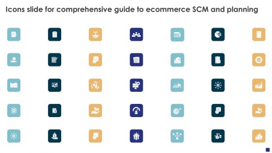Icons Slide For Comprehensive Guide To Ecommerce Scm And Planning Template PDF