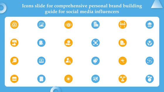 Icons Slide For Comprehensive Personal Brand Building Guide For Social Media Influencers Demonstration PDF