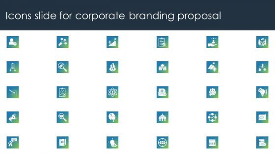 Icons Slide For Corporate Branding Proposal Information PDF