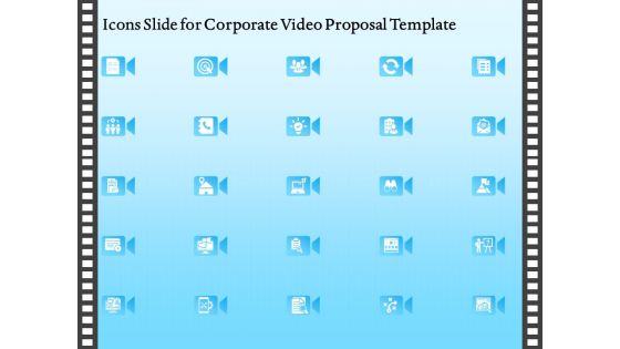 Icons Slide For Corporate Video Proposal Template Ppt Infographic Template Microsoft PDF