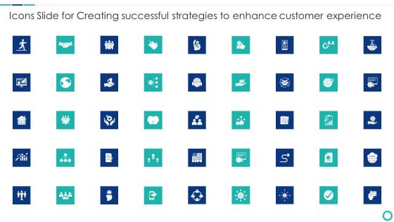 Icons Slide For Creating Successful Strategies To Enhance Customer Experience Rules PDF