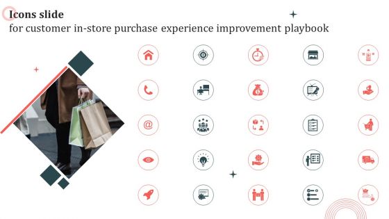 Icons Slide For Customer In Store Purchase Experience Improvement Playbook Infographics PDF