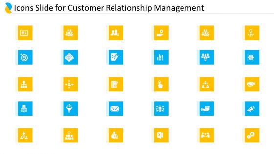 Icons Slide For Customer Relationship Management Ppt Inspiration Examples PDF