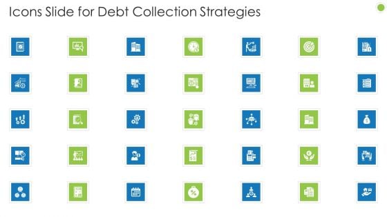 Icons Slide For Debt Collection Strategies Ppt Gallery Introduction PDF