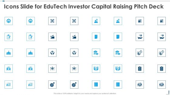 Icons Slide For Edutech Investor Capital Raising Pitch Deck Edutech Investor Capital Raising Pitch Deck Topics PDF