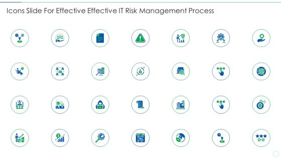 Icons Slide For Effective Effective IT Risk Management Process Themes PDF