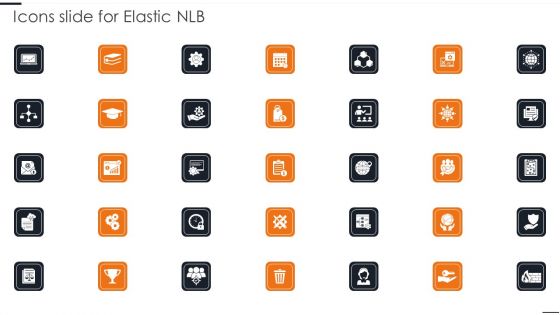 Icons Slide For Elastic NLB Mockup PDF