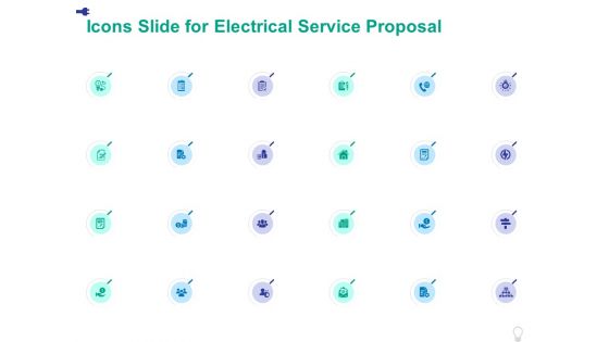 Icons Slide For Electrical Service Proposal Ppt PowerPoint Presentation Summary Portrait