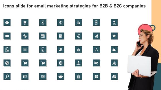 Icons Slide For Email Marketing Strategies For B2B And B2C Companies Ideas PDF