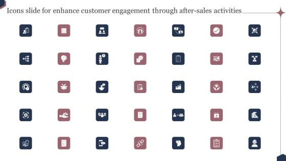 Icons Slide For Enhance Customer Engagement Through After Sales Activities Sample PDF